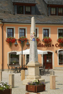 Postsäule in Bad Gottleuba