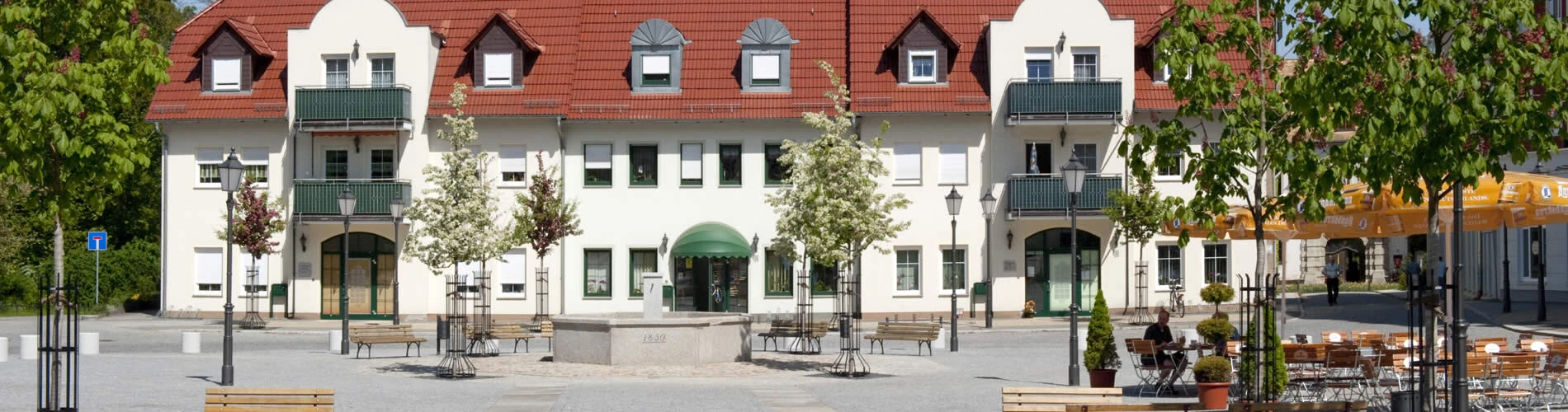 Bad Muskau Markt, Foto F. Höhler