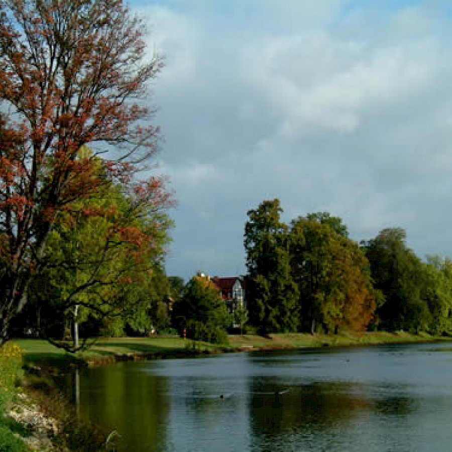Bad Muskau, Neiße-Ufer