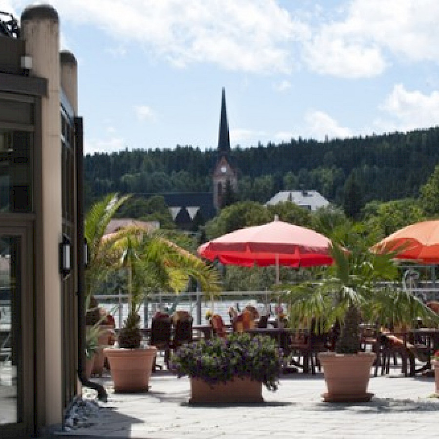 Vogtland-Klinik Bad Elster, Dachterrasse