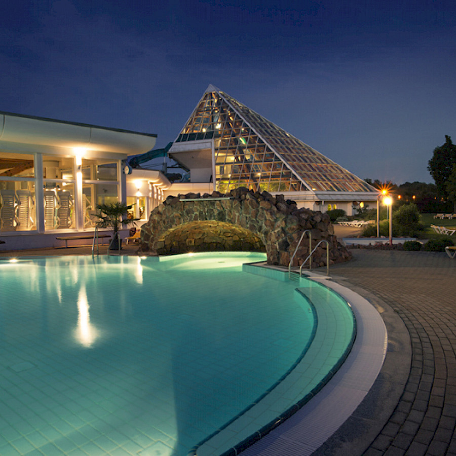 Bad Lausick, Außenansicht des Freizeitbad Riff