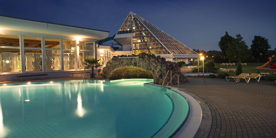 Bad Lausick, Außenansicht des Freizeitbad Riff