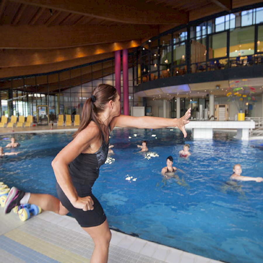 Wassergymnastik im Gesundheitsbad Actinon in Bad Schlema
