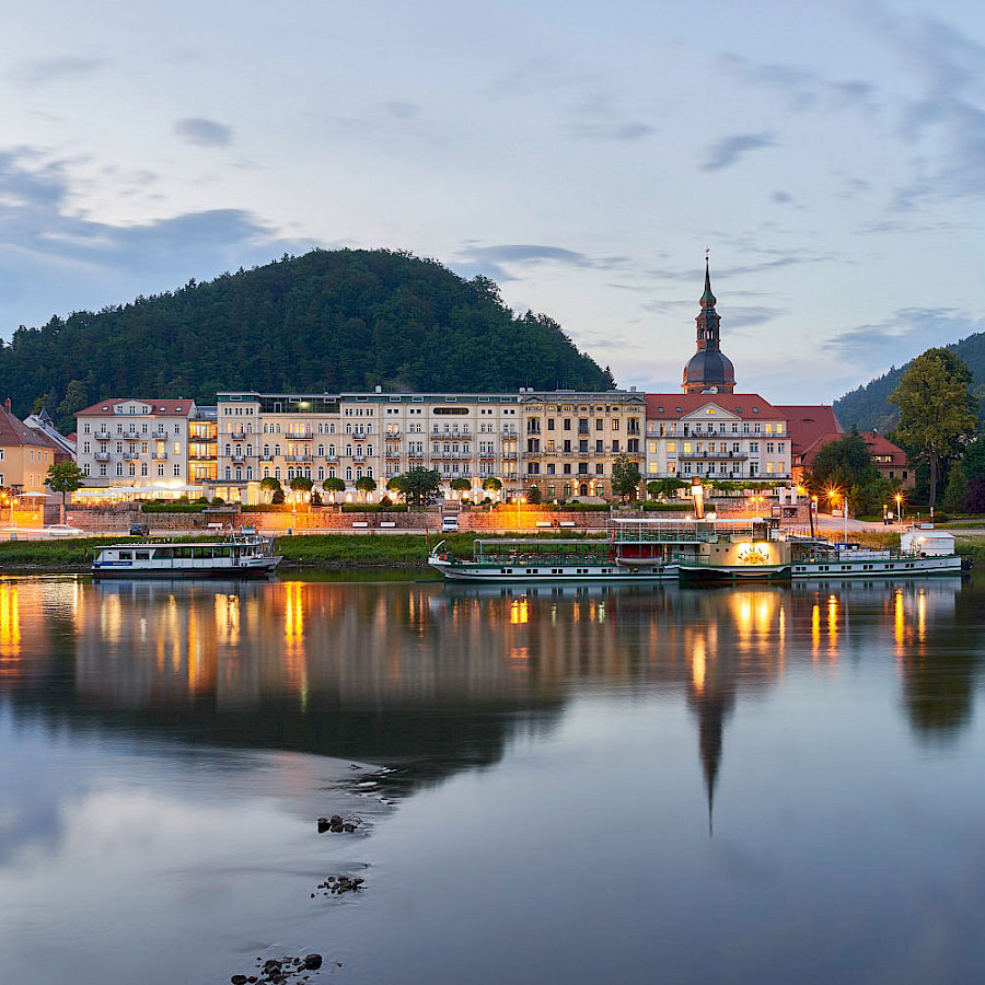 Hotel Elbresidenz an der Therme Bad Schandau, Außenansicht