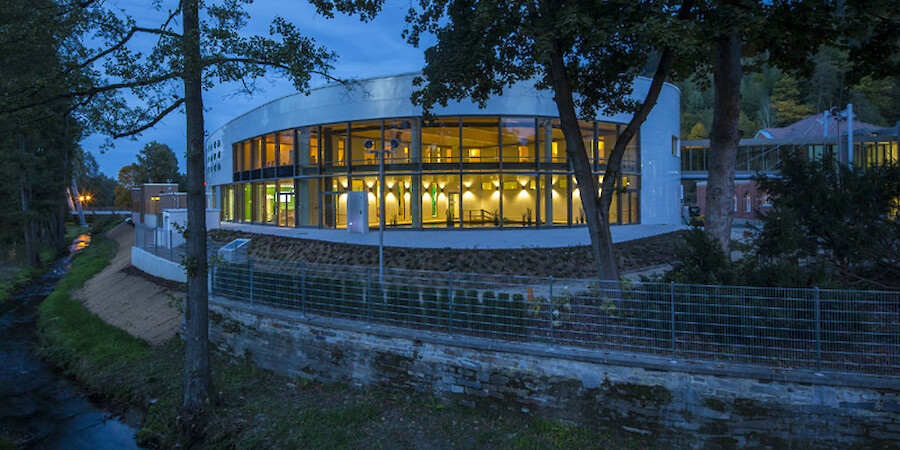 Bad Elster, Außenansicht der Soletherme